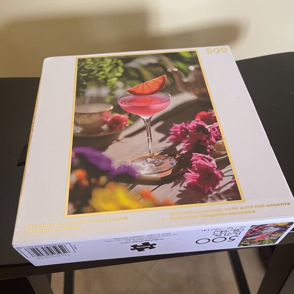 Buffalo Games - Gold - The Weekend Mixologist - Impressive Gimlet - 500 Puzzle - Picture 5 of 8